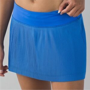 Lululemon Pleat To Street Skirt III in Pipe Dream Blue